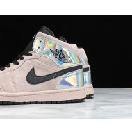Powder Air Jordan BQ6472-602 Iridescent (W) Dirty Mid 1 0728